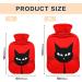Soft Cat Hot Water Bottle with Cover - Warm Up Your Bed & Relieve Neck & Shoulder Pain | 2L Red Background - Buy Online on GoSupps.com