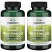 Swanson Sweet Wormwood - May Promote GI Gut Health, Microbial Balance & Digestive Health Support - Herbal Supplement with Artemisinin - (90 Capsules, 425mg Each) 2 Pack 90 Count (Pack of 2)