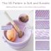 Buy 3 in 1 Silicone Makeup Brush Cleaner Mat - Efficient Cleaning Drying & Storage for Brushes Sponges & Powder Puffs (Purple) - International Shipping Available - Buy Online on GoSupps.com