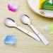 shlutesoy Stainless Steel Folding Spoon Cutlery Creative Gifts Outdoor Portable Three-fold Spoon Travel Folding Spoon Silver - Buy Online on GoSupps.com