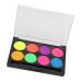 Buy 8 Colors Face & Body Paint Palette - Washable Water Soluble Makeup for Festivals | High-Quality Cosmetic Set - Perfect for Holiday Celebrations - Buy Online on GoSupps.com