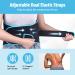 Newgo Back Bandage Support Belt for Men & Women | 4 Strut Lumbar Stabilizer | Relieve Back Pain & Prevent Injuries - Black - Buy Online on GoSupps.com
