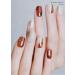 Ohora Semi Cured Gel Nail Strips - Amber Nuance | Easy Application Long Lasting Salon-Quality | Brown Patterned | Compatible with UV/LED Lamps | Includes Prep Pads Nail File & Wooden Stick - Buy Online on GoSupps.com
