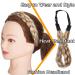 Silk-Co Women s 5-Strand Blond Braided Hair Band | Vintage Elastic Headband for Weddings | Hair Tie Extensions 3.8cm Wide - Buy Online on GoSupps.com