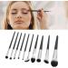 Cosmetic Brush Makeup Brush Set High Density Soft Bristles 10 Pieces for Daily Use for Travel - Buy Online on GoSupps.com