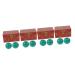 Magiclulu 8 STK Turker Handball Handball Handmass Massage Chinese Gift Massage Ball Turquoise Massage balls Handmilling balls Healthcare Gymnasium Ball Great Jewel with Fitness