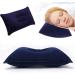 3Pack Blue Ultralight Inflatable Camping Pillow for Hiking & Traveling - Neck & Lumbar Support - Buy Online on GoSupps.com