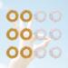 Magiclulu 20-Pack Finger Massage Rings Calming Sensory Toys for Kids | Mini Iron Restless Finger Spring Cuffs - Buy Online on GoSupps.com