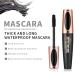 3 PCS 4D Silk Fiber Waterproof Mascara - Thicker Voluminous Eyelashes - Long-Lasting & Smudge-proof - Hypoallergenic Formula - 3 Packs - Buy Online on GoSupps.com