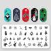 5PCS Christmas Nail Stamp Plates - Tree Snowflake & Elk Designs | Nail Art Tools for Women - Buy Online on GoSupps.com