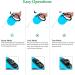 Etaccu Rollerin Retractable Dog Leash - 5m Reflective Non-Slip Handle One-Button Block For Medium & Large Dogs Up to 50kg (Blue) - International Shipping Available - Buy Online on GoSupps.com