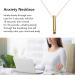 Horoper Stainless Steel Mindful Breathing Necklace - Stress Reduction Jewelry for Men & Women (Gold) - Buy Online on GoSupps.com