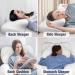 Cervical Memory Foam Contour Pillow for Neck Pain Relief - Orthopedic Support for Side, Back, and Stomach Sleepers - Includes Replaceable Pillowcase - Buy Online on GoSupps.com