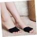 Shop 4 Pairs Open Toe Socks & Men's Yoga Sandals Cotton Peep-Toe & High Heel Comfort Cushion Front Pads - Buy Online on GoSupps.com