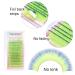 NAGARAKU Easy Fan Volume Eyelash Extensions Ombre Green Blue Color 0.07 C Curl Mix Tray 9-15mm - Buy Online on GoSupps.com