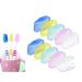 Toothbrush Head Cover 10 Pack Toothbrush Head Cover Portable Hygiene Anti-Bacterial Brush Protective Caps Anti-Dust Antibacterial Toothbrush Protective Cover for Home and Travel Mixed Color.
