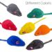 Yangbaga Real Fur Mice Rattle 14 Pack Cat Toys for Kittens - Rainbow Mice Rabbit Feather Collection - Buy Online on GoSupps.com