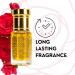 P.remium Rose Attar - Pure Natural Rose Essential Oil (6ml) | Concentrated Floral Fragrance for Perfume Aromatherapy & Beauty Long Lasting for Women Travel Size pure Fragrance Attar - Buy Online on GoSupps.com