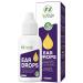 Natural Ear Drops for Ear Infection Homeopathic Eardrops for Adults Kids Baby & Pets Relieves Ear Aches Swimmer's Ear & Loosens Wax Kids Safe Ear Health Made in USA