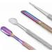 2 in 1 Cuticle Pusher Professional Cuticle Remover Stainless Steel Cuticle Cleaner Nail Art Care Tool for Manicure Stainless Steel Cuticle Cleaner Cuticle Pusher Nail Tool for Manicure Pedicure Double Head - Buy Online on GoSupps.com