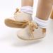 RVROVIC Baby Anti-Slip Oxford Loafer Flats - Beige | Soft Sole PU Leather Baby Shoes 0-6 Months - Buy Online on GoSupps.com