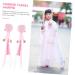 Housoutil 2 Pairs Antique Hairpin Tassel Hair Clip Hanfu Headdress Kids Barrettes for Hair Chinese Hair Clip Fluffy Hair Clips Hanfu Hair Clamps Kid Headwear Baby Girl Plush Issue Card Red - Buy Online on GoSupps.com