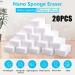 20pcs Sponge Wipe Cleaning White Wipe Sponge Shoe Decontamination Wipe Scouring Brush Clean Dish Tool White 20PCS - Buy Online on GoSupps.com