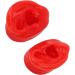Silicone Human Ear Models - Practical & Delicate Display for Acupuncture & Hearing - Red - Buy Online on GoSupps.com