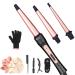Curling Iron Wand Set  Curling Wand 3 in 1 Hair Curling Wands Interchangeable Ceramic 0.35-1.25inch Barrel Hair Curler  with Heat Resistant Glove