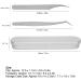 Eyelash Extension Tweezers - Stainless Steel Grafting Tool for Perfect False Lash Application - Buy Online on GoSupps.com