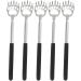 EASTALOLO 5pc Telescopic Back Scratcher Set - Stainless Steel Extendable Relief for Itching - Perfect for Home & Travel - Buy Online on GoSupps.com