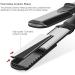 CkeyiN Hair Crimper Professional Crimping Iron/Straightener with Heat Resistant Glove - Adjustable Temperature, Dual Voltage, 4 Ceramic Plates (Black) - Buy Online on GoSupps.com
