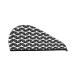 Abstract Geometric Texture Microfiber Hair Towel Soft Super Absorbent Hair Towel Wrap for Women Coral Velvet Quick Dry Hair Cap for Long Curly and Thick Hair