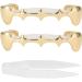 Party Teeth Braces Hip Hop Braces Portable Elegant Brass for Halloween Party Music Concert - Buy Online on GoSupps.com