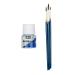 Pebeo Easy Peel Liquid Latex Masking Fluid - Drawing Gum - For Ink - Watercolor - Gouache Painting & Illustration - Fine Arts & Crafts Supplies - 45ml Bottle Bundled with Natural Short Handled Brushes with Camel Hair - S...