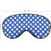 Buy Women's Adjustable Blue Sleep Mask with White Polka Dots | Comfortable Eye Shades for Better Sleep - International Shipping - Buy Online on GoSupps.com