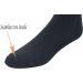 Yomandamor Non-binding Diabetic Ankle Socks for Men - 5 Pairs, Seamless Cushioned Cotton, Size 10-13, Black - Buy Online on GoSupps.com