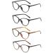 LJCZKA Cat Eye Blue Light Blocking Glasses for Women - Anti Eyestrain Eyeglasses for Computers - Stylish Bright Black Design - Buy Online on GoSupps.com