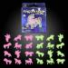 3D Glow in The Dark Magical Fairy Tale Unicorns Florescent Wall Decals Decor Sticker Sensory Nursery Baby Kids Children Bedroom Decoration (24 Unicorns)