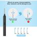 Wireless Ear Wax Removal Tool Camera | 1296P FHD | LED Light | 13 PCS WiFi Earwax Removal Kit | Ear Cleaner for iPhone iPad Android - Black - Buy Online on GoSupps.com