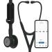 3M Littmann CORE Digital Stethoscope, Black Chestpiece, Tube, Stem and Headset, 27 inch, 8480 Black Tube, Black Stem Black-Finish Chestpiece