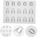 Minkissy Nail Polish Practice Pad Nail Art Supplies Nail Art Plates Nail Art Stickers Silicone Mat for Nails Tools Nail Stickers for Nail Art Nail Sticker Guide Washable Applique As Shown 2 - Buy Online on GoSupps.com