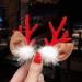 Lurrose Reindeer Antler Hair Clips for Couples | Cute Christmas Ear Hairpins | Festive Party Headgear - Buy Online on GoSupps.com