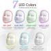 obqo Led Face Mask Photon Light Therapy 7 Color Skin Rejuvenation Facial Skin Care Treatment (white) - Buy Online on GoSupps.com