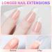 Makartt Poly Nail Gel 50ML Builder Gel for Nail Extensions - White Pink Nude Clear Rosy Gel | Technician Starter DIY Salon Design - Pack of 2 - Buy Online on GoSupps.com