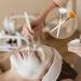 8 Pcs Fan Facial Brushes - Soft Mask Applicator Tools for Glycolic Peels/Masques (White/Yellow) - Buy Online on GoSupps.com