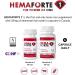 HEMAFORTE 35 mg Heme Iron Supplement - Highest Dose of Iron Supplement - One Capsule Daily for treating & preventing Iron Deficiency Anemia - Supplements for Energy and Immune Support - 60 Capsules 60 count (Pack of 1) - Buy Online on GoSupps.com