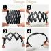 Teegxddy 3 Pieces Retractable Hair Band Women Hair Band Non-slip with Comb Teeth Wavy Hair Bands Portable Plastic Folding Headwear - Buy Online on GoSupps.com