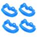 IGUATU Blue New 4 Pieces Dental Retractor Soft Silicone Intraoral Jaws Retractor Mouth Opener Expand Dental Orthopedic