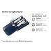 Buy REMOS Blue Leather Nail Case - Empty for 3 Instruments | International Shipping Available - Buy Online on GoSupps.com